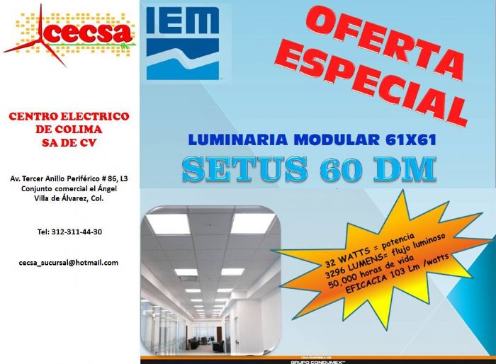 Luminaria LEDs SETUS DM 32W
